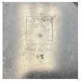 Vintage Junior Express Aluminum Expresso Stovetop Maker 1 Cup Personal Made in Italy 6"