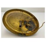 Antique Brass Wall lights (Missing Glass Shades)