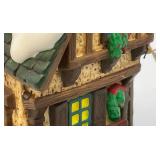 Vintage Dept. 56 Collectibles Including  Dickens "ASHLEY POND SKATING PARTY" Missing One Figure Set & Porcelain Evergreen Trees In Original Box