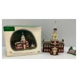 Vintage Dept. 56 Heritage Collection Historical Landmark Series "Independence Hall" In Original Box