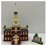 Vintage Dept. 56 Heritage Collection Historical Landmark Series "Independence Hall" In Original Box