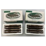 Vintage Department 56 Snow Village Accessories In Original Boxes