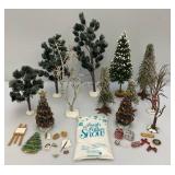 Vintage Department 56 Snow Village Trees