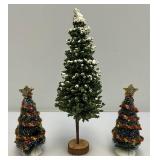 Vintage Department 56 Snow Village Trees