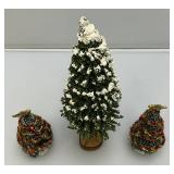 Vintage Department 56 Snow Village Trees