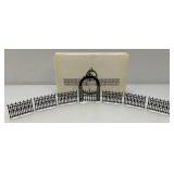 Vintage Dept. 56 Heritage Collection "KINGS ROAD CAB" And "VICTORIAN WROUGHT IRON FENCE & GATE" In Original Boxes