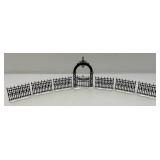 Vintage Dept. 56 Heritage Collection "KINGS ROAD CAB" And "VICTORIAN WROUGHT IRON FENCE & GATE" In Original Boxes