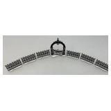 Vintage Dept. 56 Heritage Collection "KINGS ROAD CAB" And "VICTORIAN WROUGHT IRON FENCE & GATE" In Original Boxes