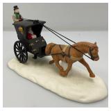 Vintage Dept. 56 Heritage Collection "KINGS ROAD CAB" And "VICTORIAN WROUGHT IRON FENCE & GATE" In Original Boxes