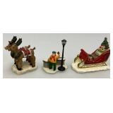 Vintage Department 56 Snow Village Accessories In Original Boxes