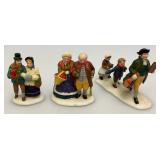 Vintage Department 56 Snow Village Accessories In Original Boxes