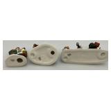 Vintage Department 56 Snow Village Accessories In Original Boxes