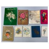 Misc. Vintage Photographs, Valentines And More (Some With Staining)