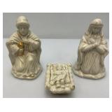 Vintage Holiday Treasures Porcelain Nativity Set