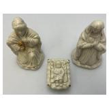 Vintage Holiday Treasures Porcelain Nativity Set