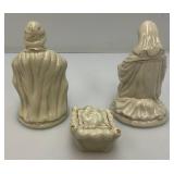 Vintage Holiday Treasures Porcelain Nativity Set