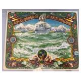 Vintage 1964 U.S. Navy USNS Royal Order Of Atlantic Voyageurs Certificates 10" x 12"