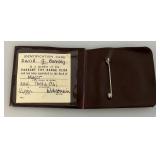 Vintage Collectible Junior Deputy Marshall Badge With Identification Card And Vinyl Wallet