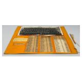 Vintage Wartime Panoramic Photo With Roster On Poster Board