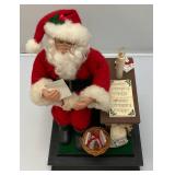 Vintage Merry Christmas Holiday Scene Lights Up And Plays Christmas Carols In Original Box