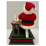 Vintage Merry Christmas Holiday Scene Lights Up And Plays Christmas Carols In Original Box