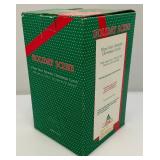 Vintage Merry Christmas Holiday Scene Lights Up And Plays Christmas Carols In Original Box