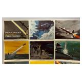 Vintage SEAPOWERS Missile Firepower Poster 34" x 37"