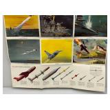 Vintage SEAPOWERS Missile Firepower Poster 34" x 37"
