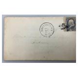 USA 1870 Franklin 1 Cent Ultra Scott #145 On Envelope
