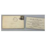 USA 1870 Franklin 1 Cent Ultra Scott #145 On Envelope