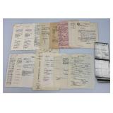 Misc. Vintage Military Photos, Papers And Certificates
