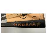 Two Antique Oriental Folding Fans 1= 5" 1= 8 3/4"