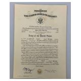 Misc. Military Papers And Certificate