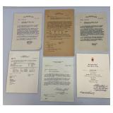 Misc. Military Papers And Certificate