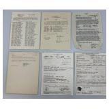 Misc. Military Papers And Certificate