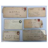 Antique Misc. Letters, Papers And More Some With Old Stamps