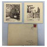 Antique Misc. Letters, Papers And More Some With Old Stamps