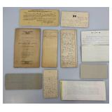 Antique Misc. Letters, Papers And More Some With Old Stamps