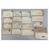 Misc. 1966 Letters With Old Stamps