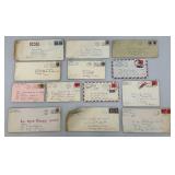 Misc. 1966 Letters With Old Stamps