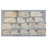 Misc. 1966 Letters With Old Stamps