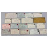 Misc. 1966 Letters With Old Stamps