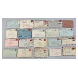 Misc. 1966 Letters With Old Stamps