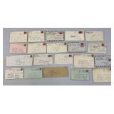 Misc. 1966 Letters With Old Stamps