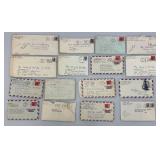 Misc. 1966 Letters With Old Stamps