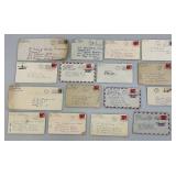 Misc. 1966 Letters With Old Stamps