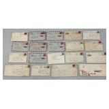 Misc. 1966 Letters With Old Stamps