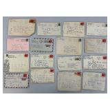 Misc. 1966 Letters With Old Stamps
