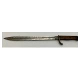 Est. $275.00 - $550.00 WWI SIMSON AND CO. SUHL (GERMAN) Sawback Bayonet W/Scabbard