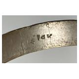 EST. $160.00 - $240.00 Vintage Size (9) 14K Marked White Gold Mens Ring 2.54 Grams